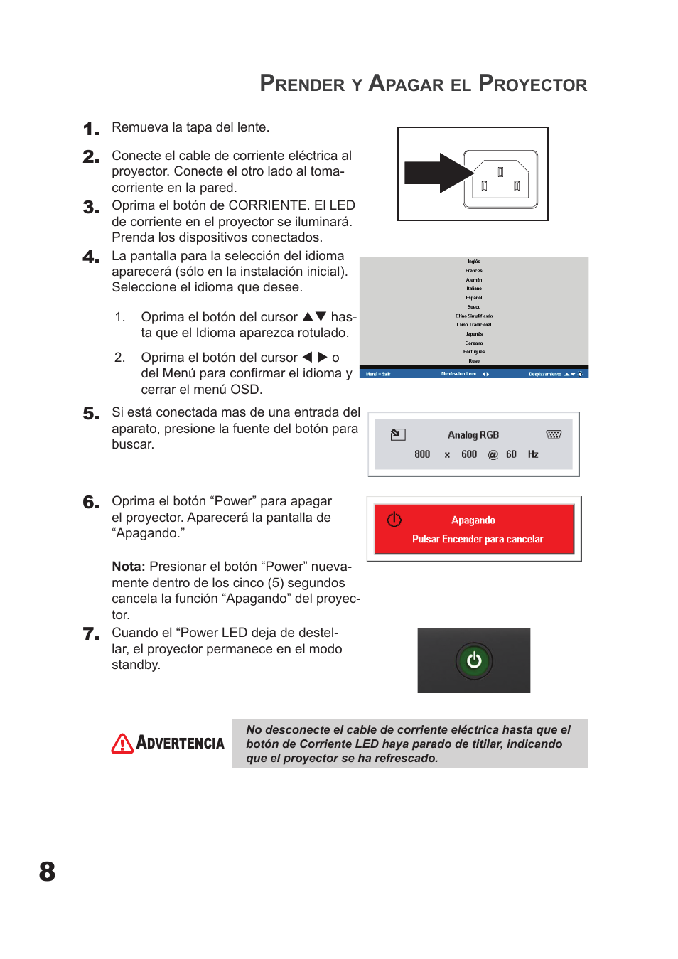 Planar PD7060 User Manual | Page 60 / 152