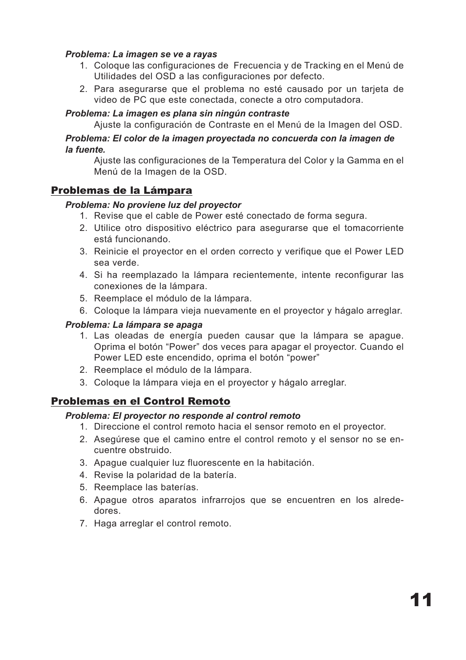 Planar PD7060 User Manual | Page 63 / 152