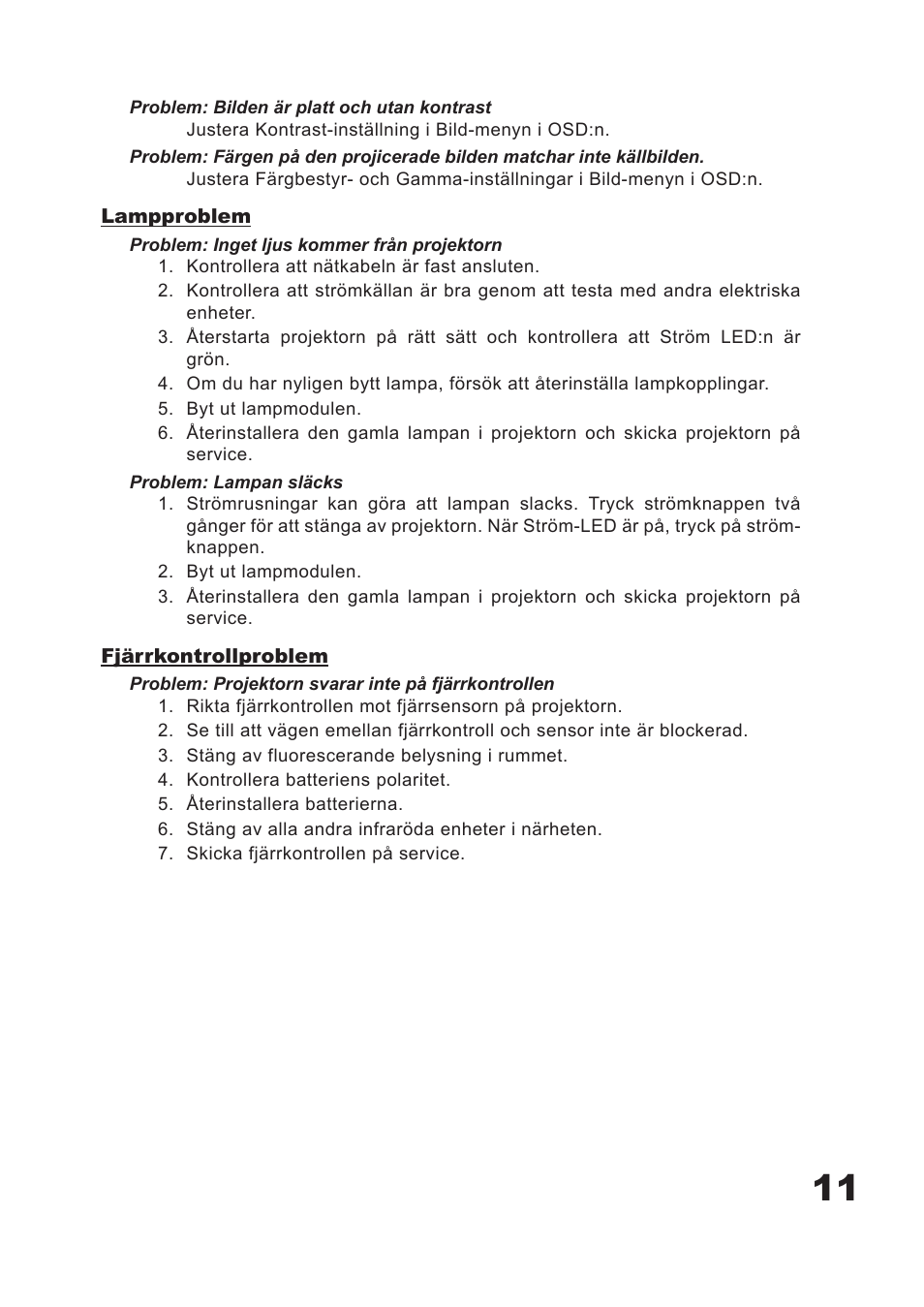 Planar PD7060 User Manual | Page 75 / 152