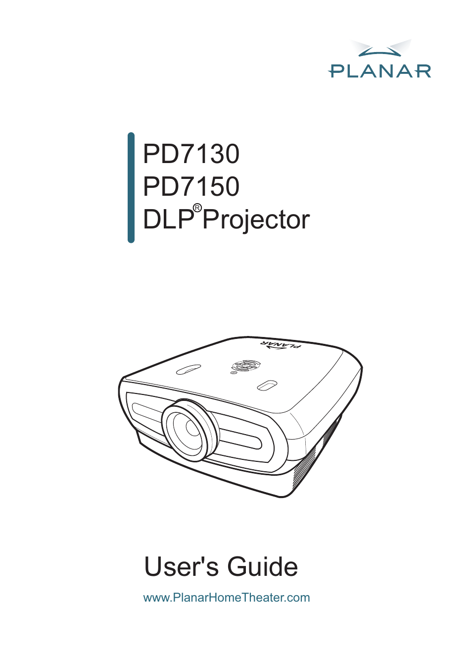 Planar DLP PD7150 User Manual | 23 pages
