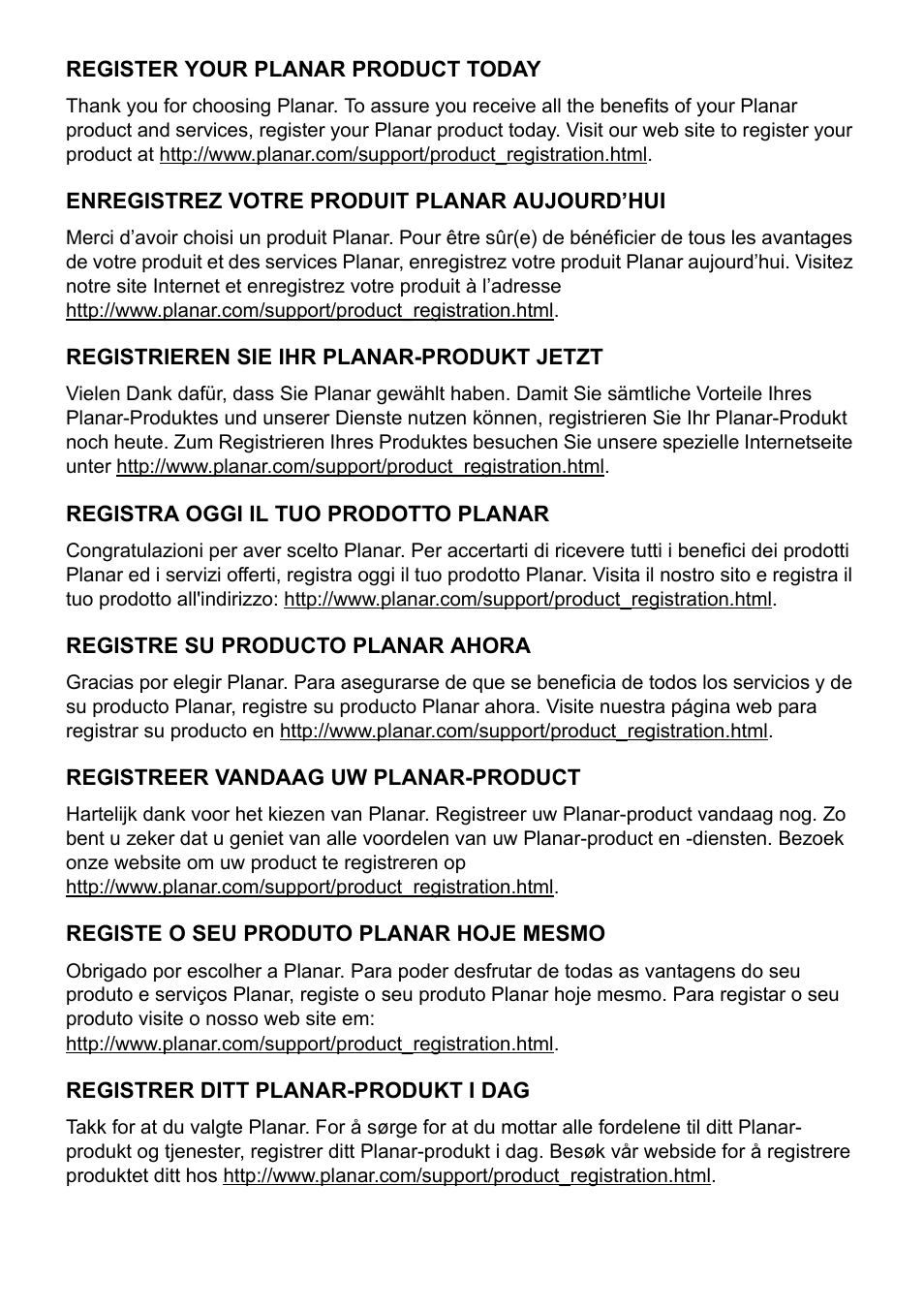 Planar DLP PD7150 User Manual | Page 3 / 23