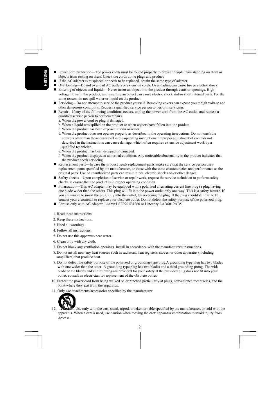 Planar XP17W User Manual | Page 3 / 21