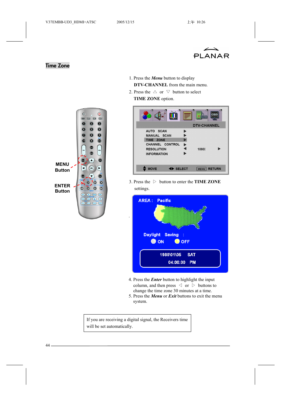 Planar XP37W User Manual | Page 45 / 70