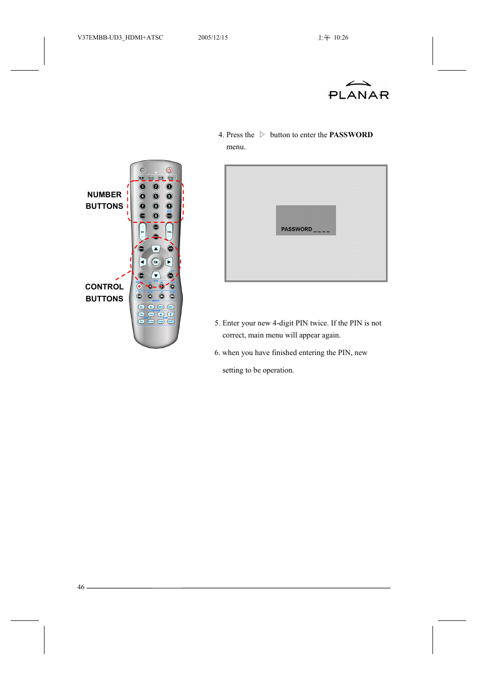 Planar XP37W User Manual | Page 47 / 70