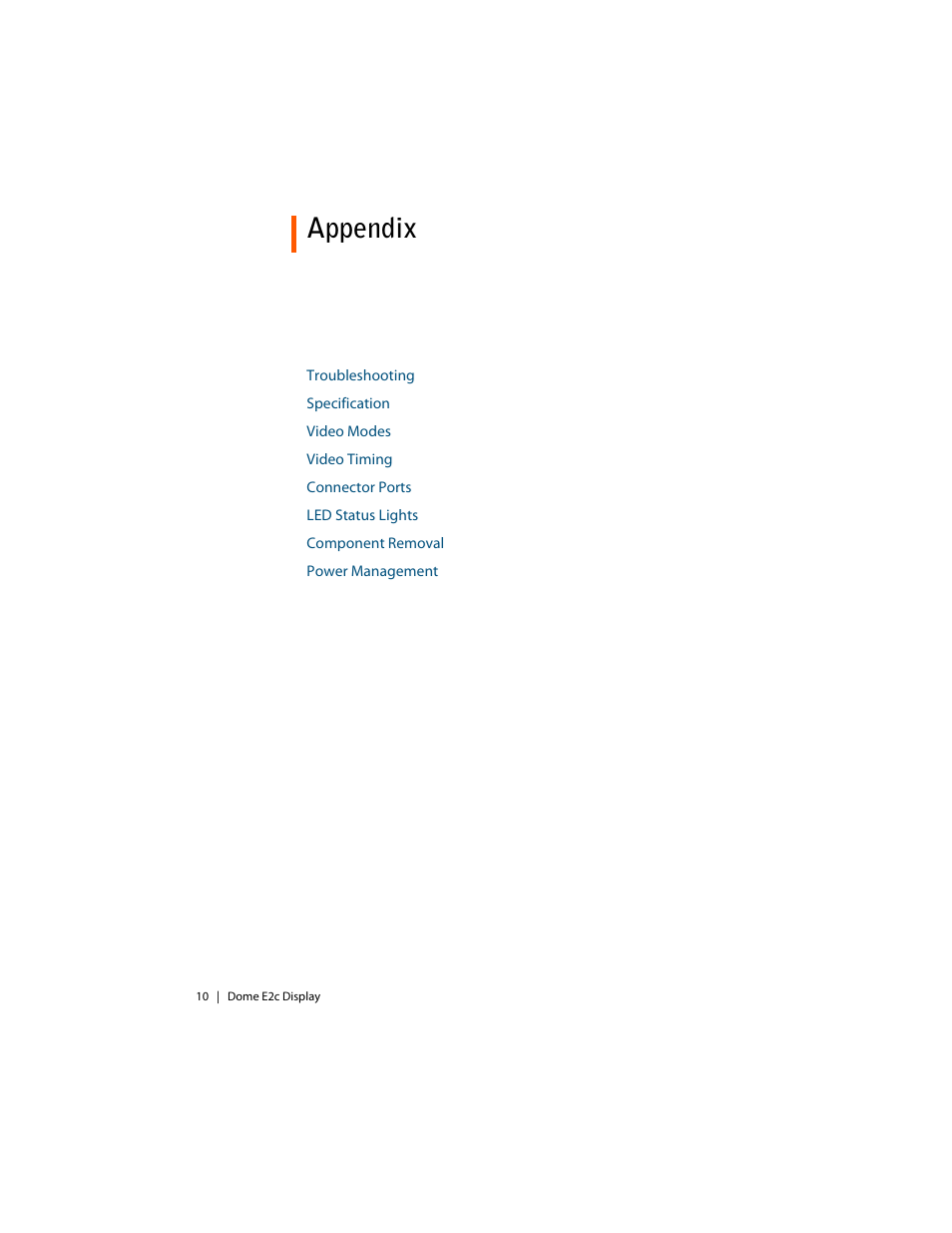 Appendix | Planar E2C User Manual | Page 20 / 38