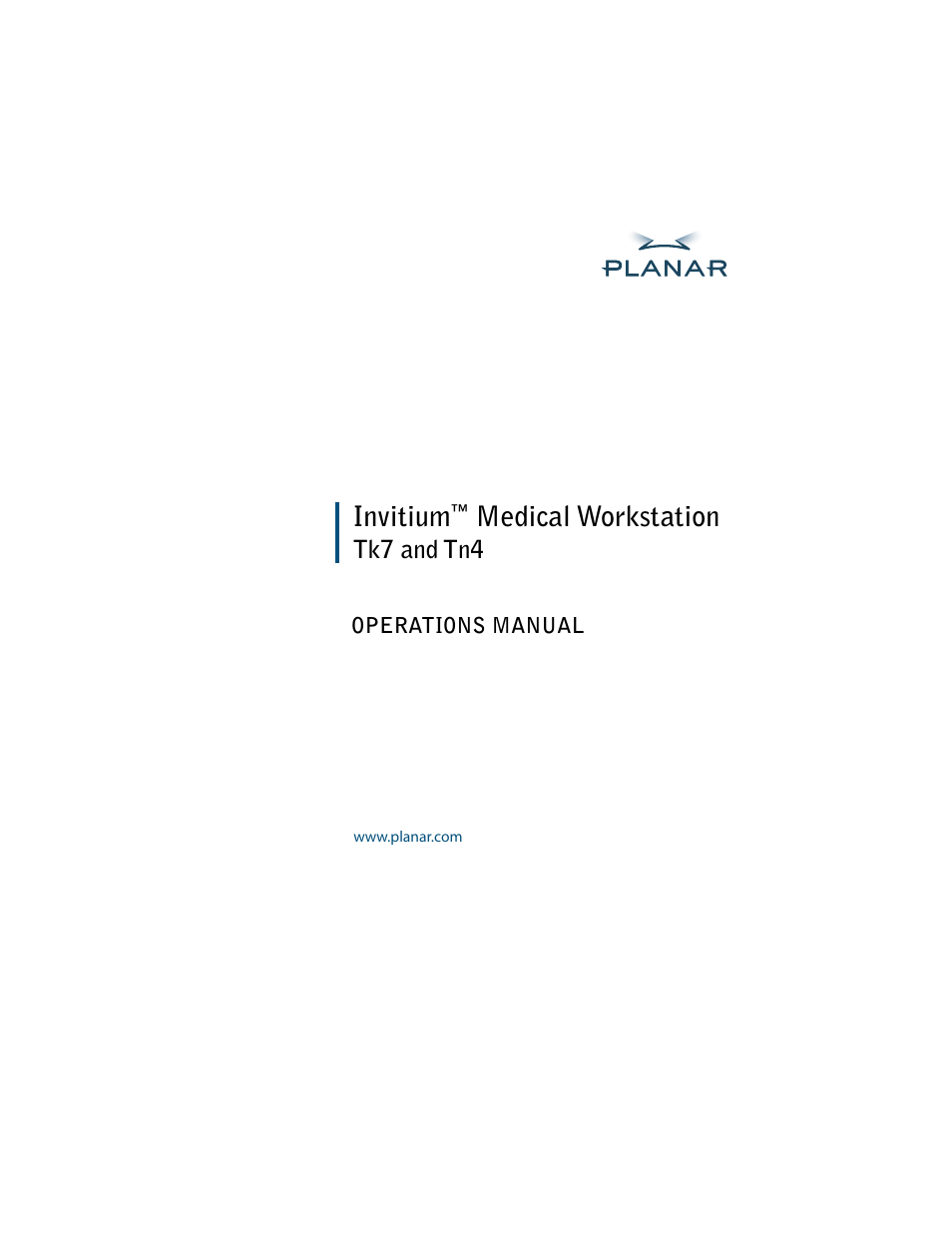 Planar Tn4 User Manual | 27 pages