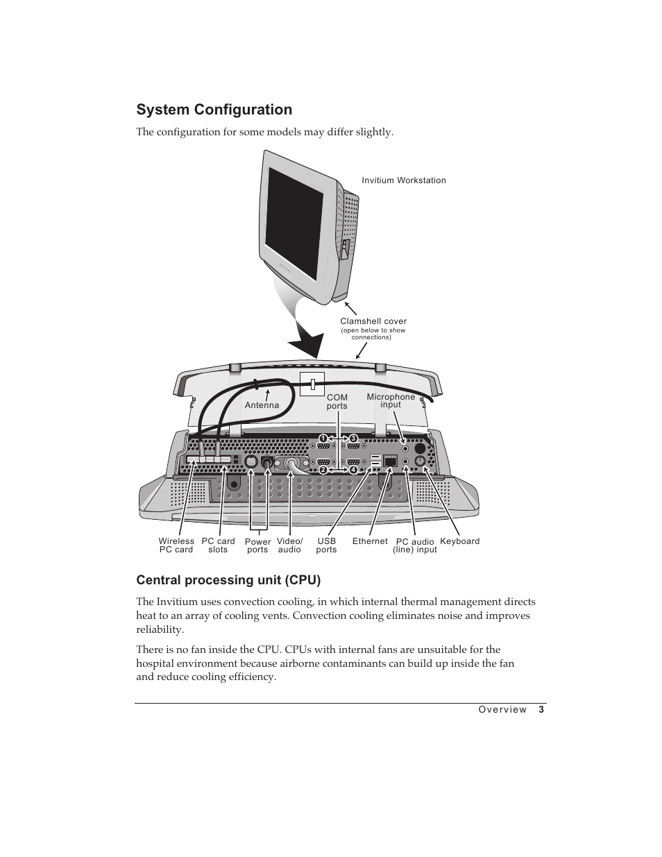 System configuration, Central processing unit (cpu) | Planar Tn4 User Manual | Page 13 / 27