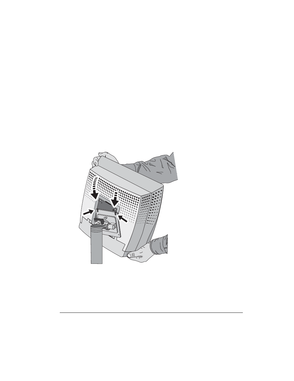 Attach the mounting fixture | Planar Tn4 User Manual | Page 17 / 27
