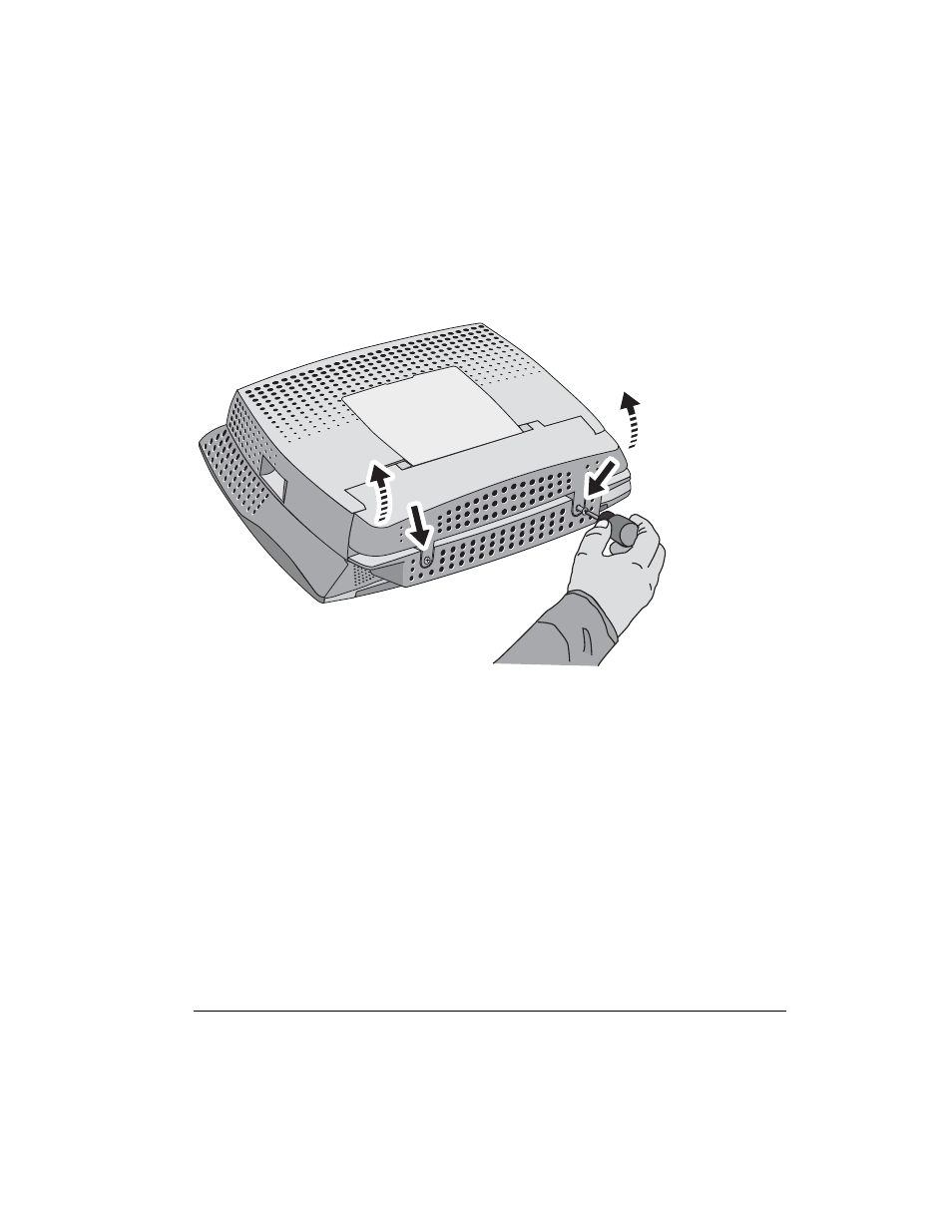 Open the clamshell | Planar Tn4 User Manual | Page 19 / 27