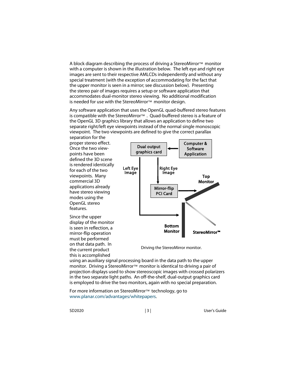 Planar SD2020 User Manual | Page 8 / 20