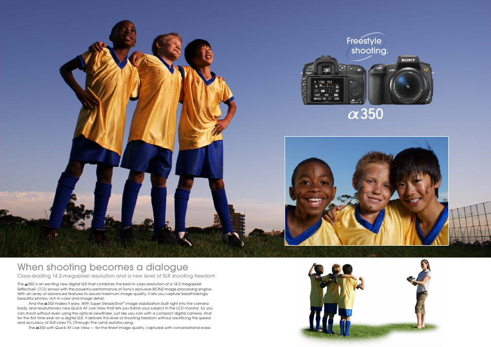 Cx5-e-p2-p3-01, When shooting becomes a dialogue, Freestyle shooting | Planar 350 User Manual | Page 2 / 8