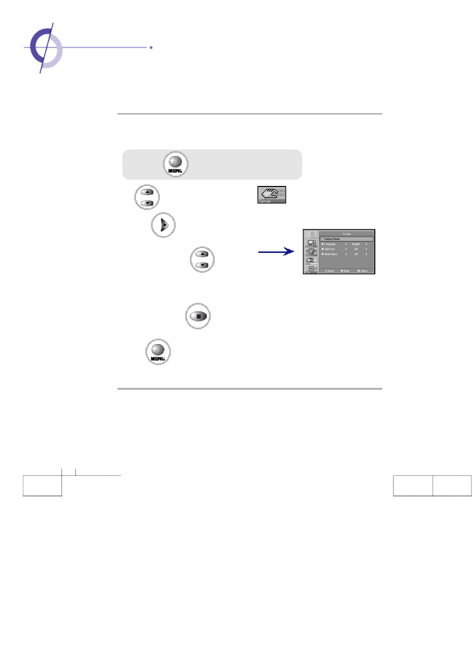 Reset languages | Planar PDP 60B User Manual | Page 40 / 53