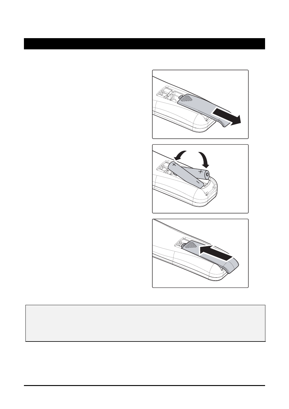 Setup and operation, Inserting the remote control batteries, Nserting the | Emote, Ontrol, Atteries | Planar PR Line PR5022 User Manual | Page 18 / 55