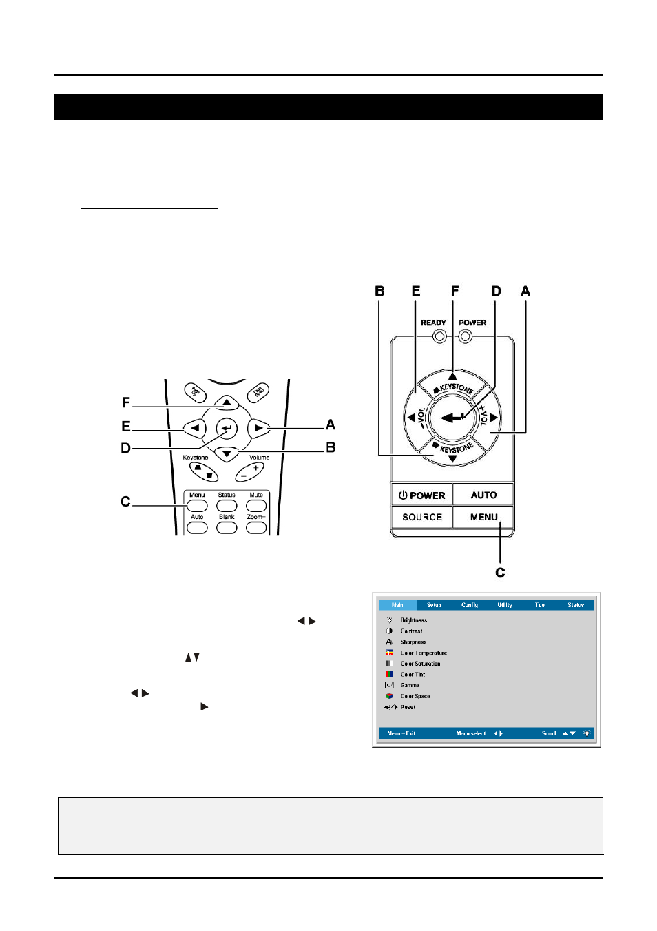 On-screen display (osd) menu settings, Osd menu controls, Navigating the osd | Ontrols | Planar PR Line PR5022 User Manual | Page 28 / 55