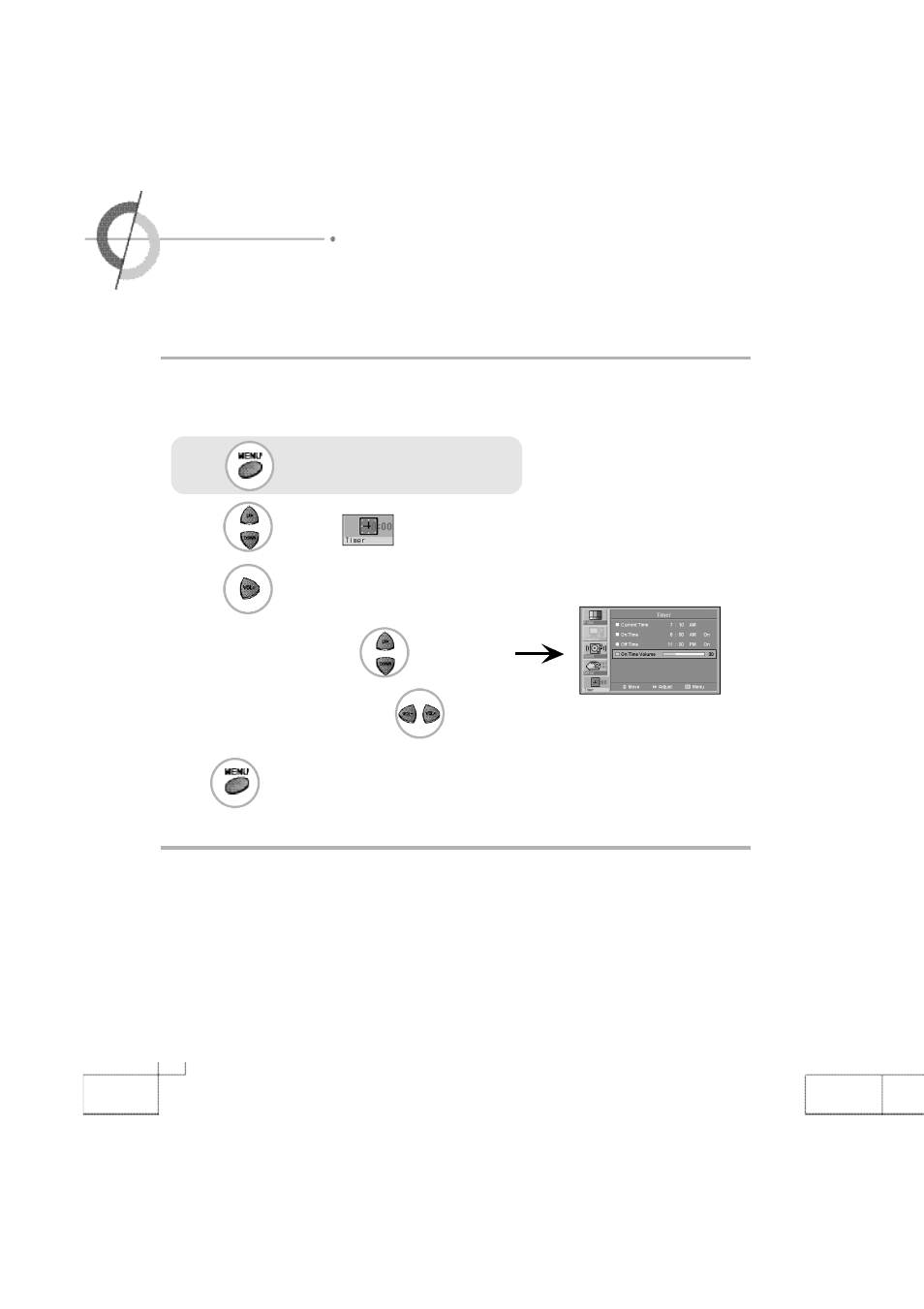 On time volume sleep timer | Planar PDP 42 User Manual | Page 46 / 55