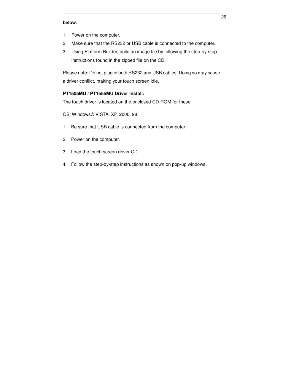 Planar PT1550MX User Manual | Page 28 / 30