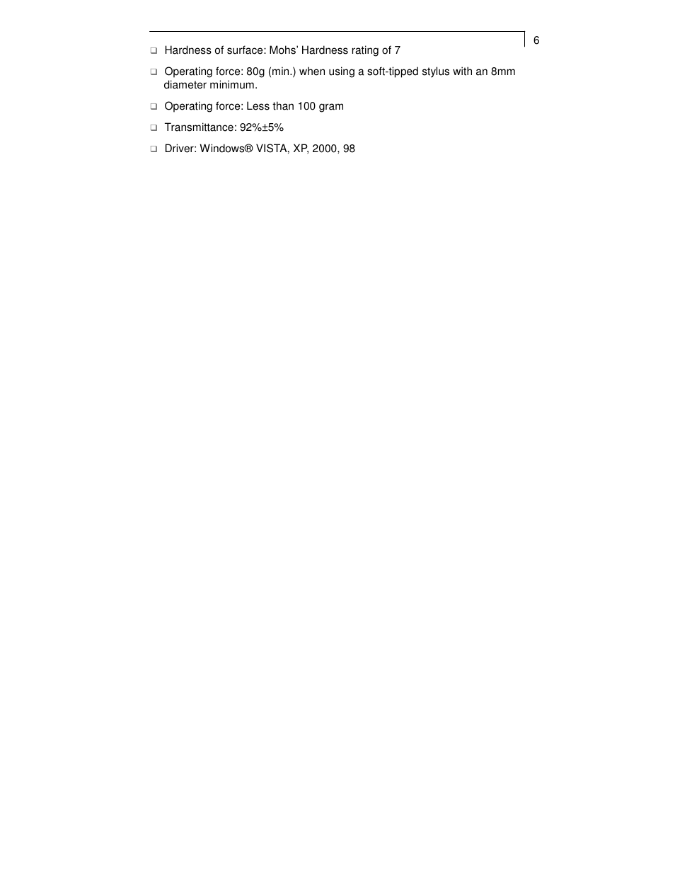 Planar PT1550MX User Manual | Page 8 / 30