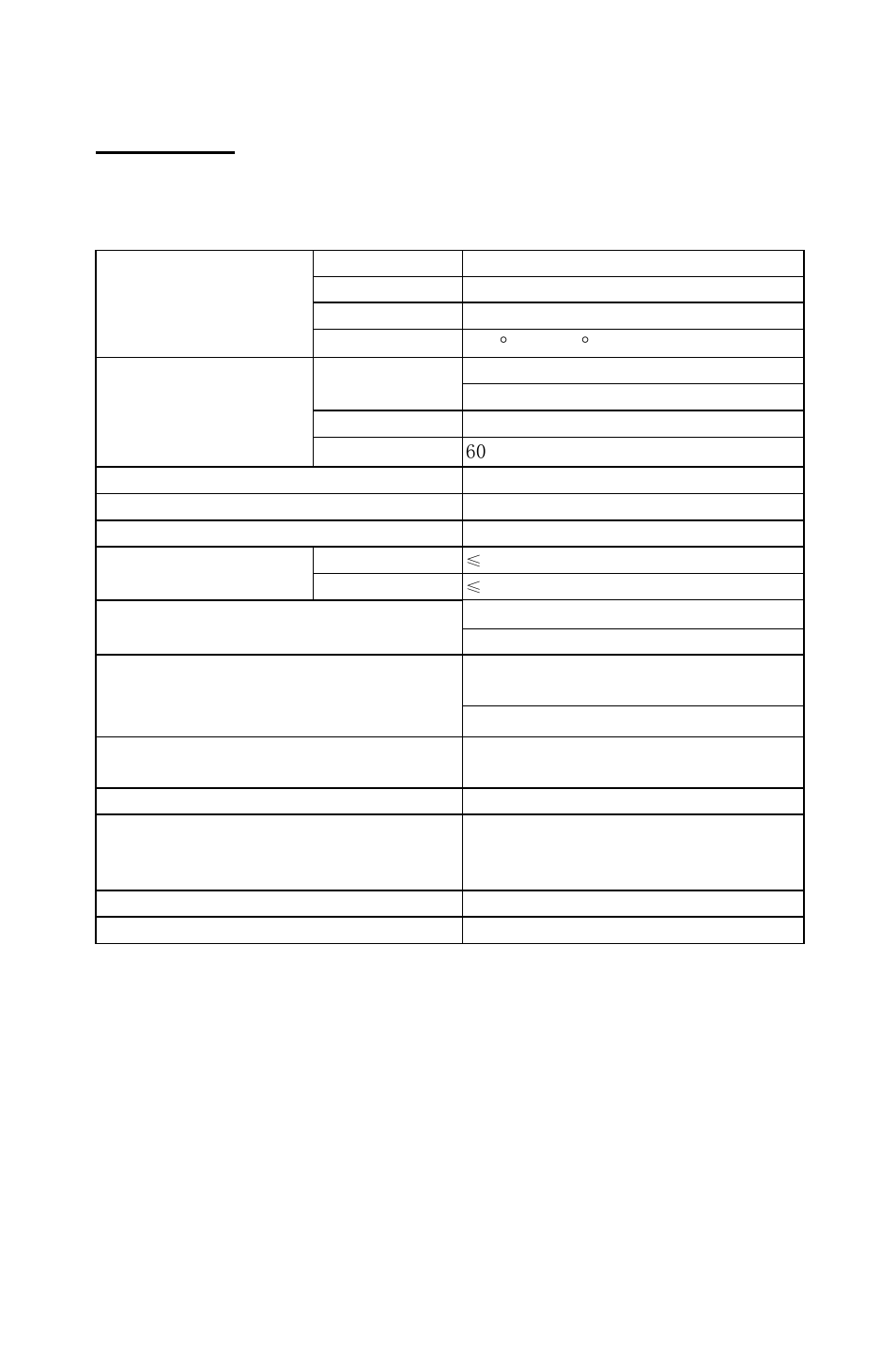 Appendix, Specifications | Planar PE2010 User Manual | Page 19 / 24