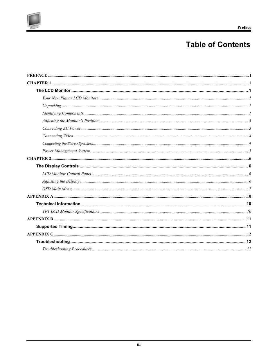 Planar FWT1744NU User Manual | Page 5 / 18