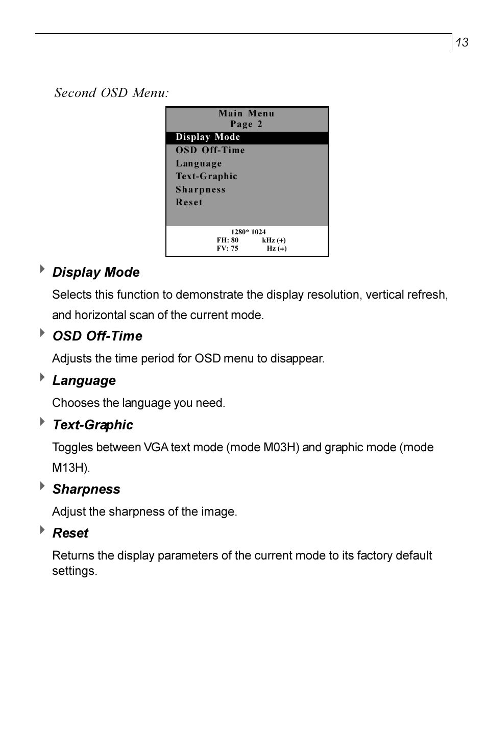 Planar PT170 User Manual | Page 14 / 22