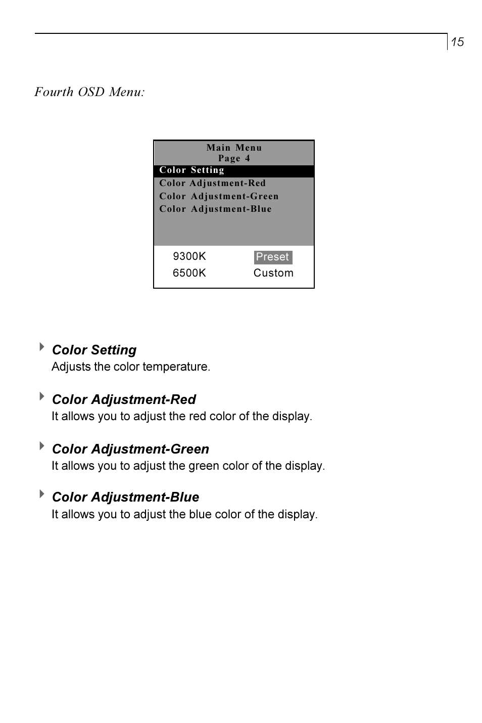 Planar PT170 User Manual | Page 16 / 22