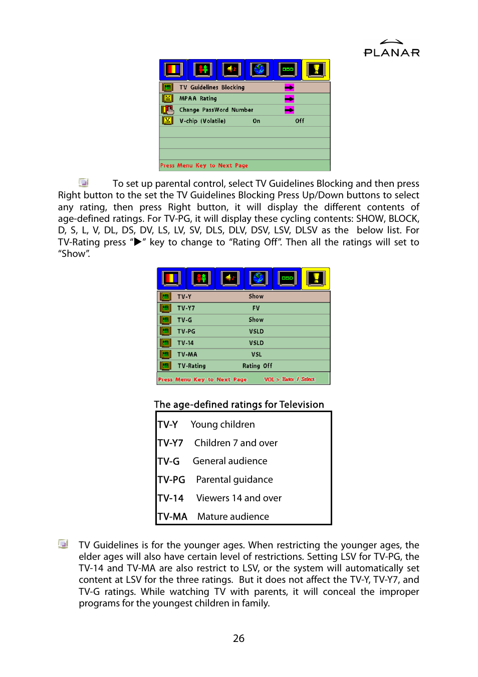 Planar PDP42HD User Manual | Page 30 / 48