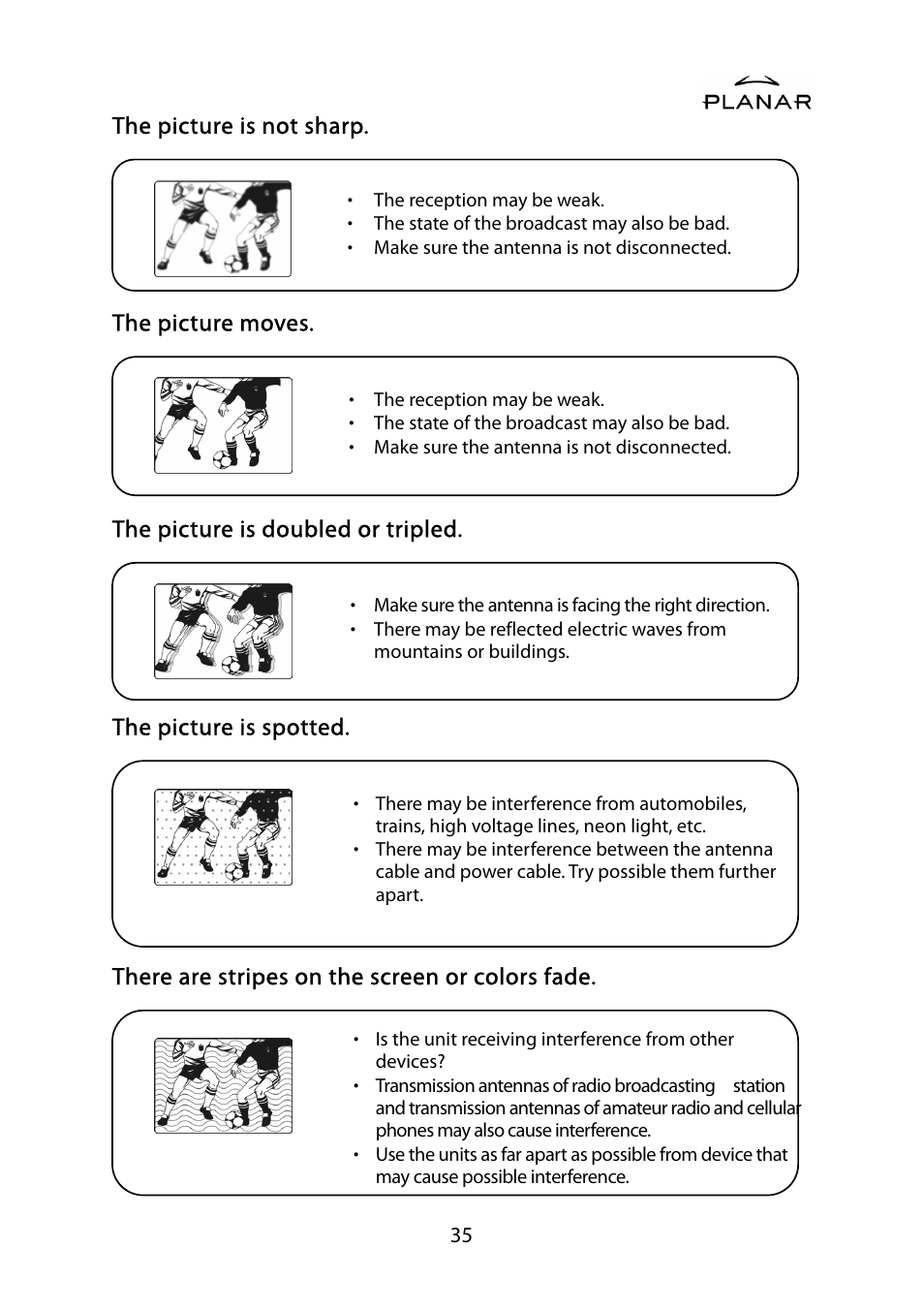 Planar PDP42HD User Manual | Page 39 / 48