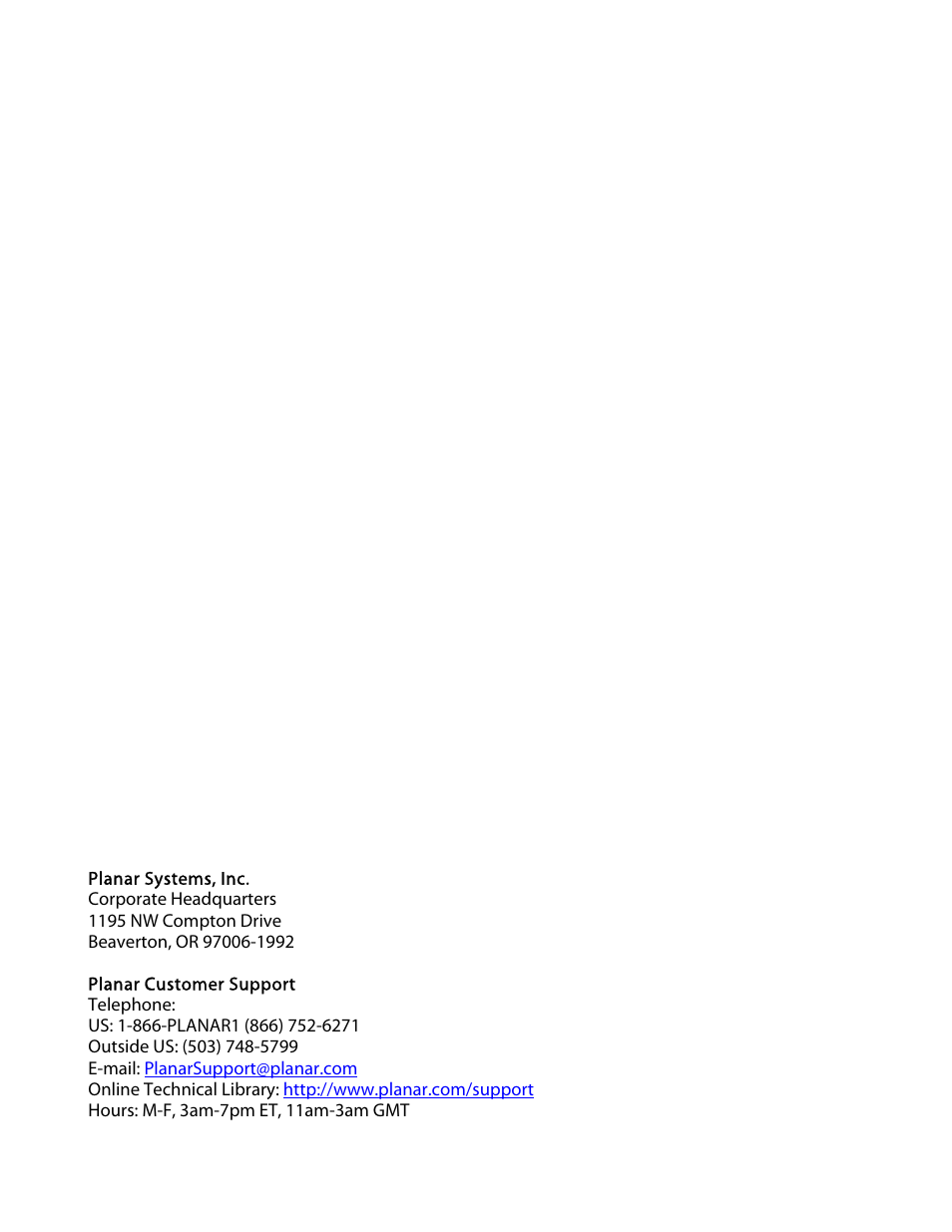 Planar PD370 User Manual | Page 2 / 26