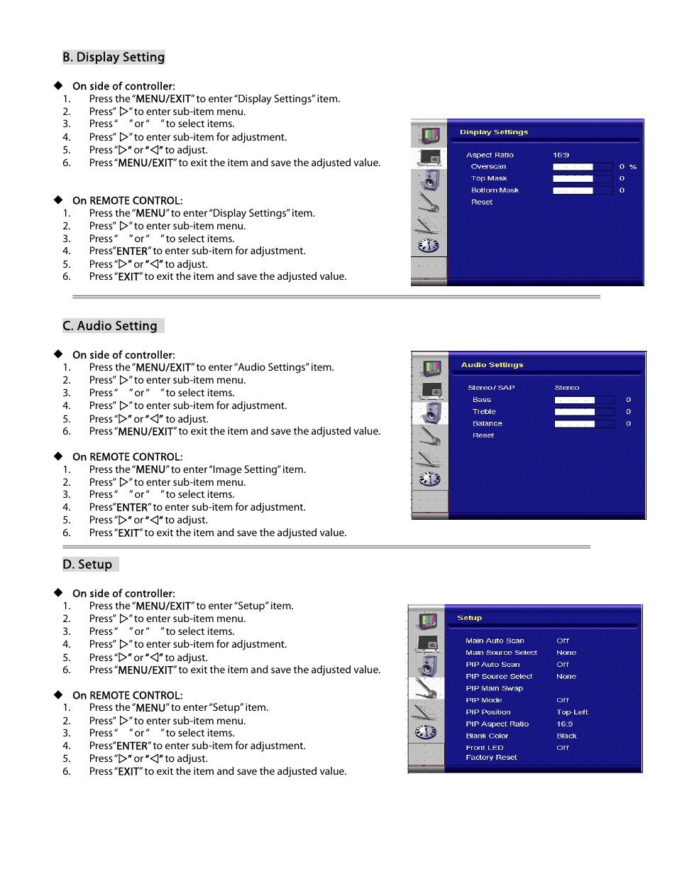 Planar PD370 User Manual | Page 20 / 26