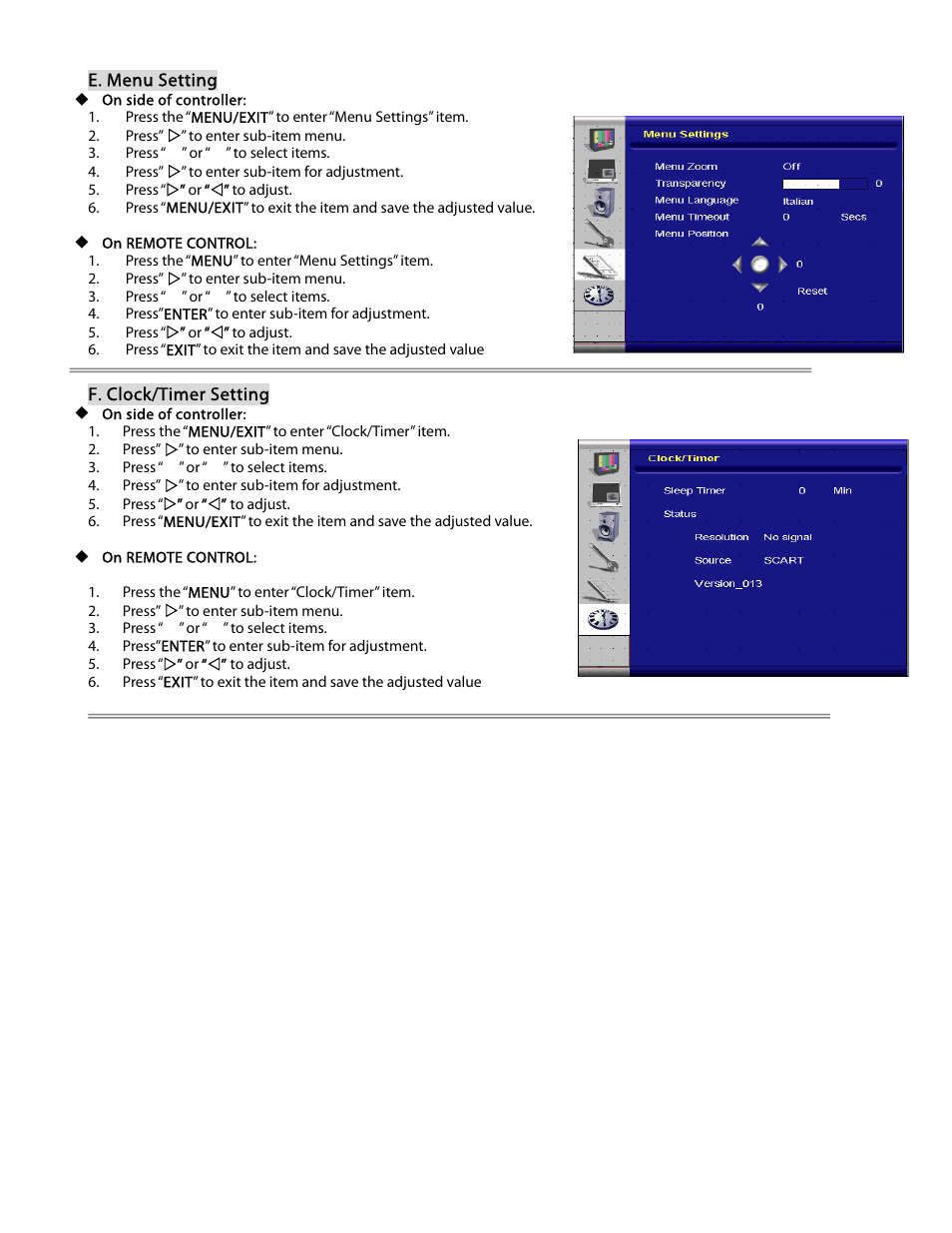 Planar PD370 User Manual | Page 21 / 26