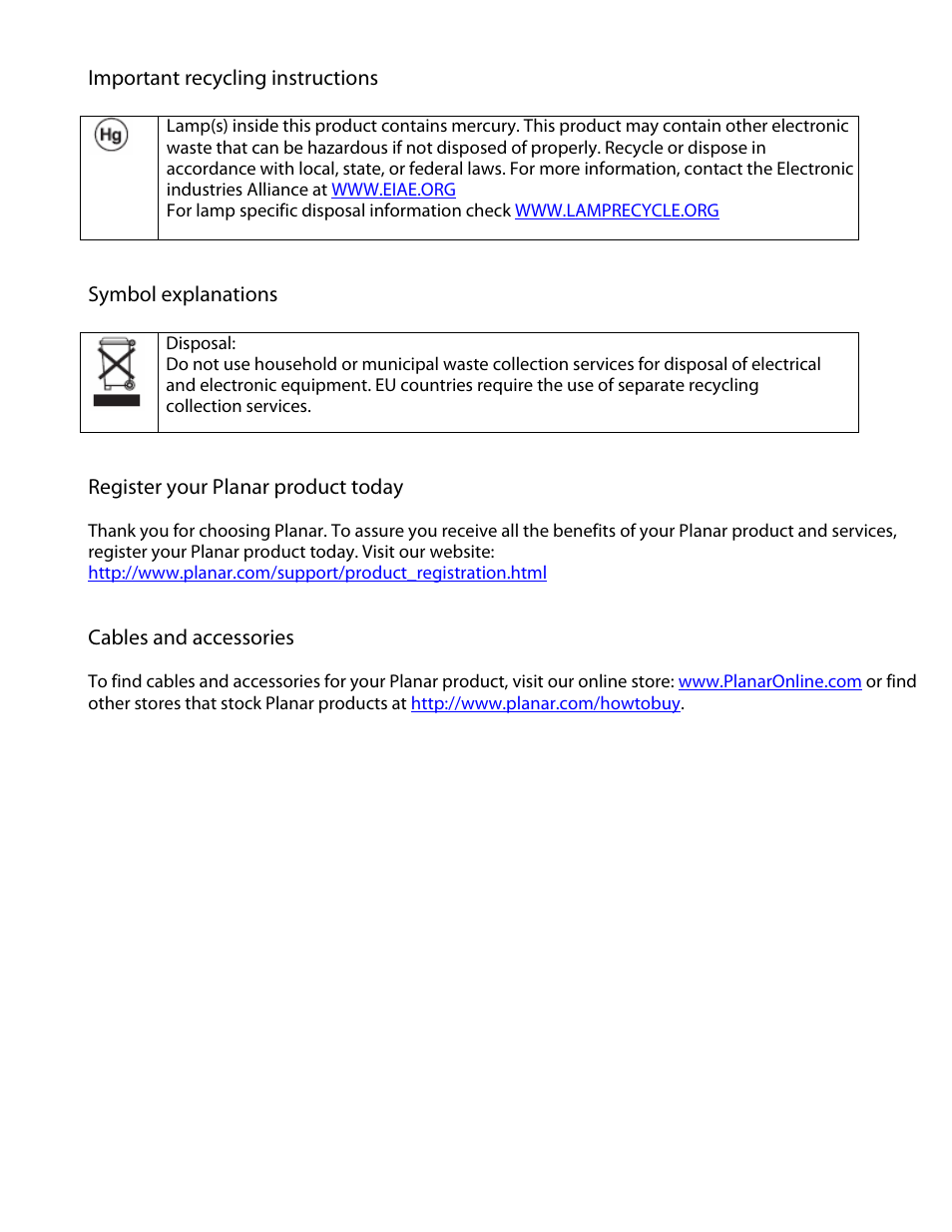 Planar PD370 User Manual | Page 4 / 26