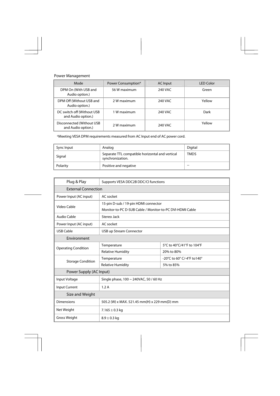 Planar PX2211MW User Manual | Page 14 / 19