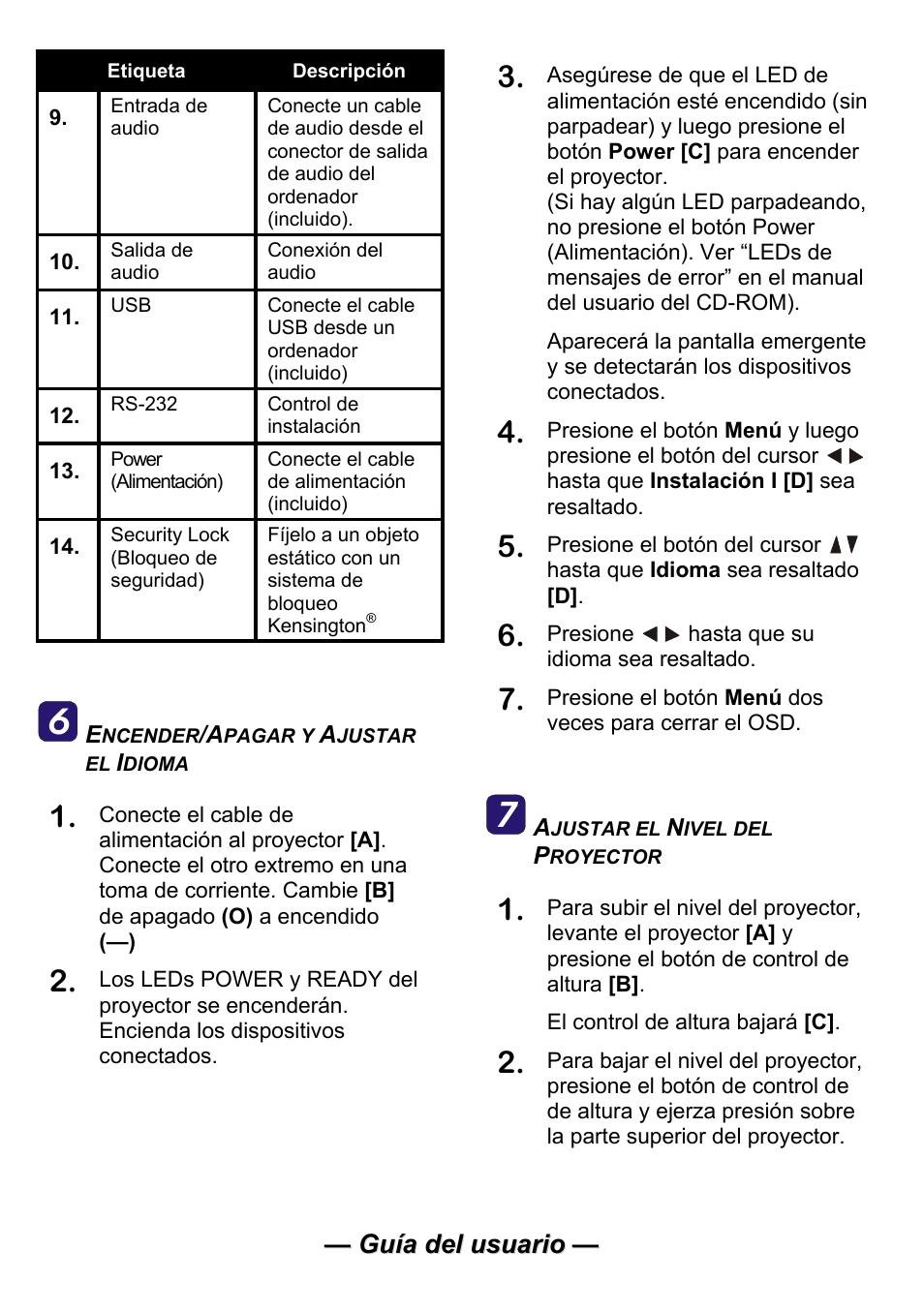 Planar PR Line PR5030 User Manual | Page 19 / 51