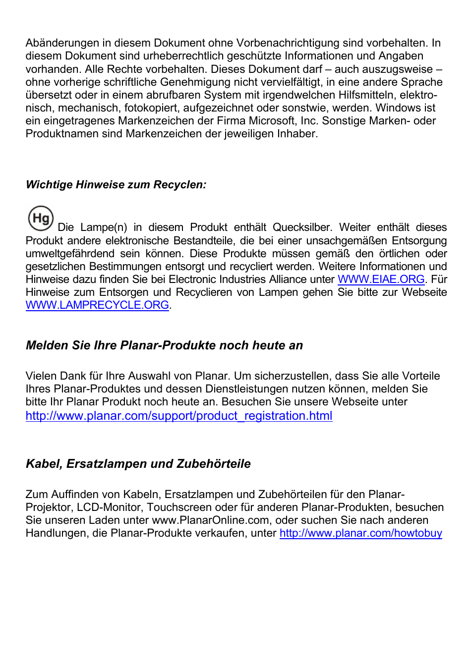 J4p_planar_ug_ger-0229.pdf | Planar PR Line PR5030 User Manual | Page 21 / 51