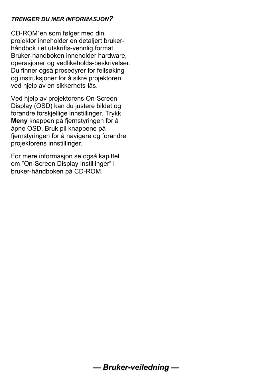 Planar PR Line PR5030 User Manual | Page 38 / 51