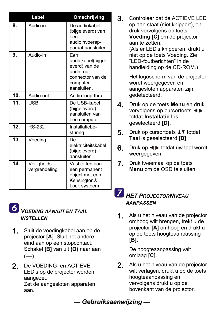 Planar PR Line PR5030 User Manual | Page 43 / 51