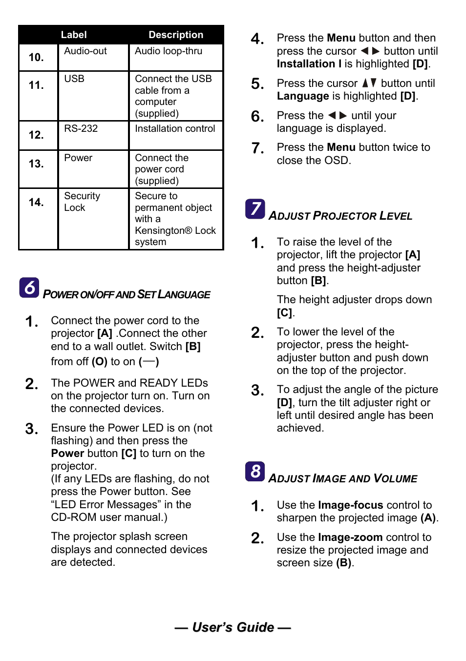 Planar PR Line PR5030 User Manual | Page 7 / 51