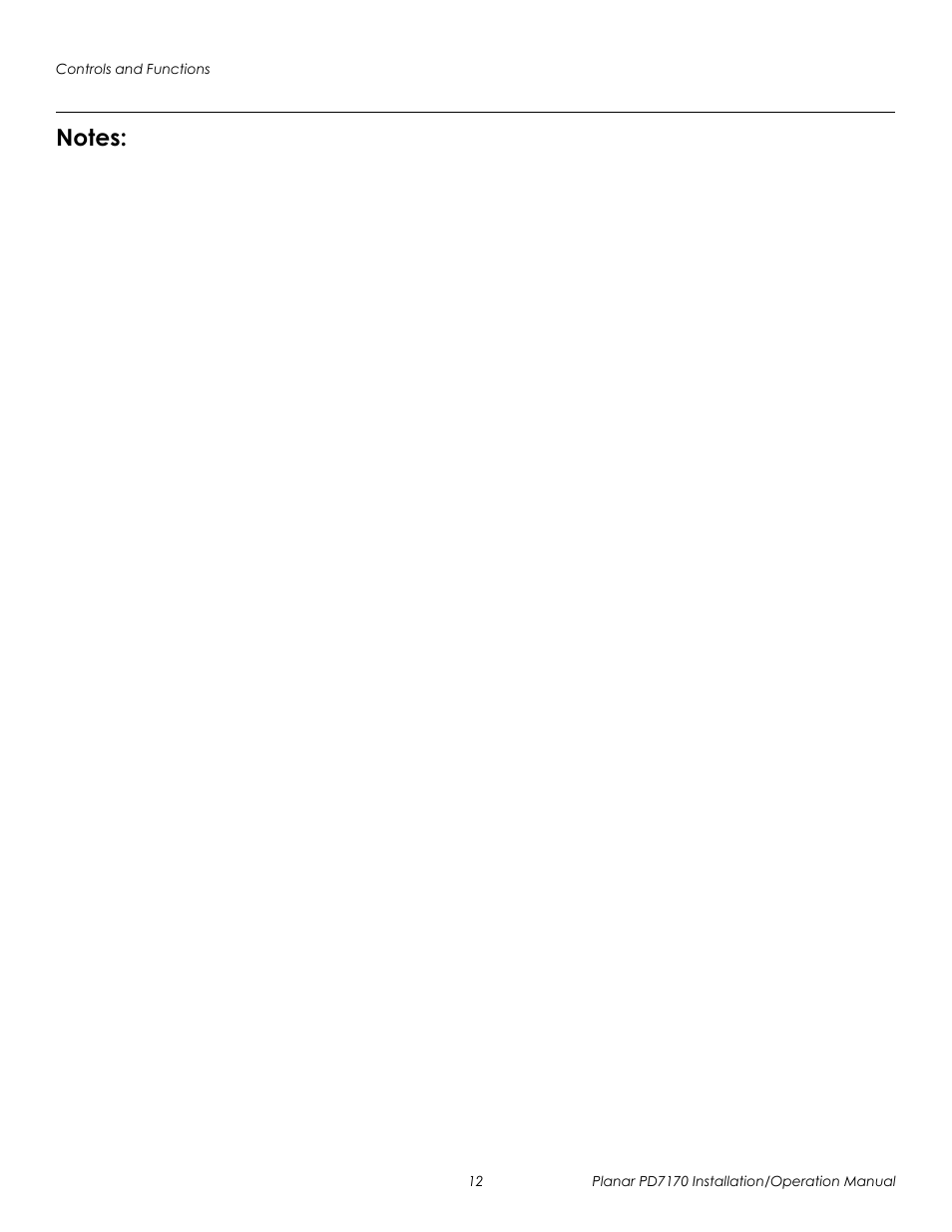 Prel imina ry | Planar PD7170 User Manual | Page 26 / 100