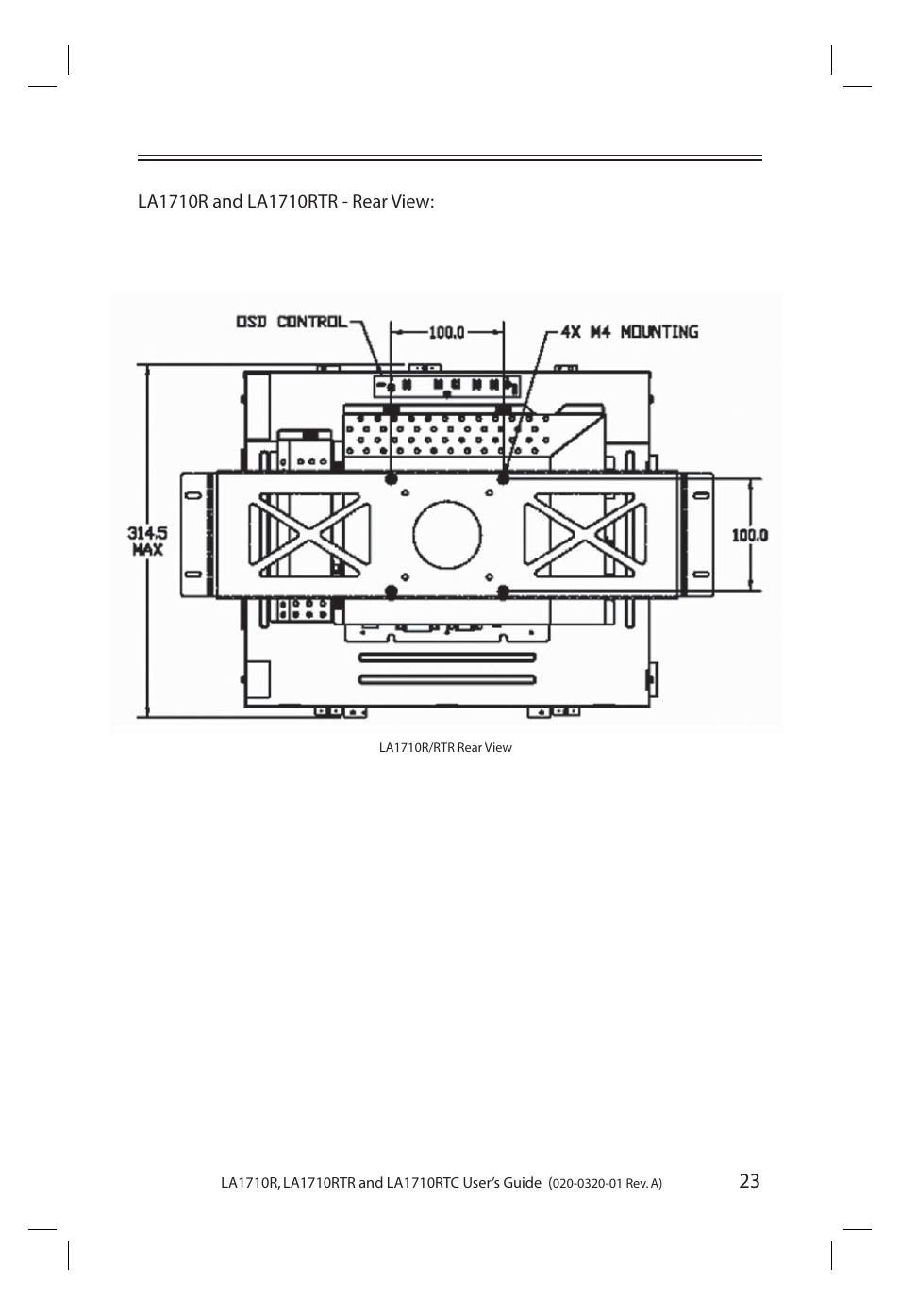 Planar LA1710R User Manual | Page 23 / 29