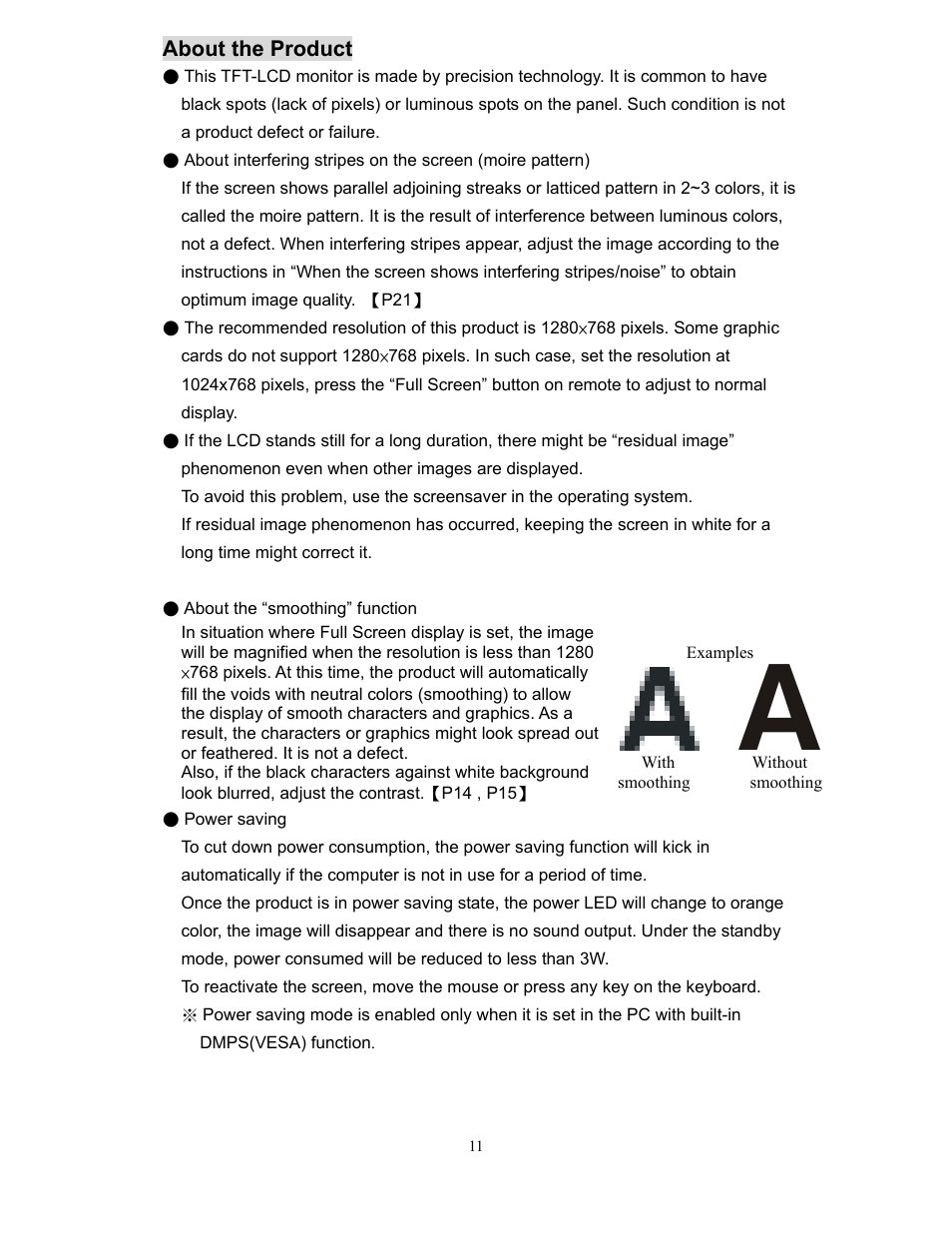 Planar XP17WSA User Manual | Page 12 / 31