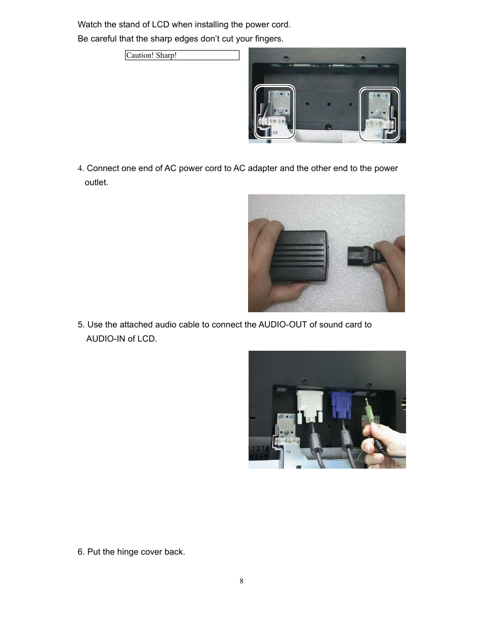 Planar XP17WSA User Manual | Page 9 / 31