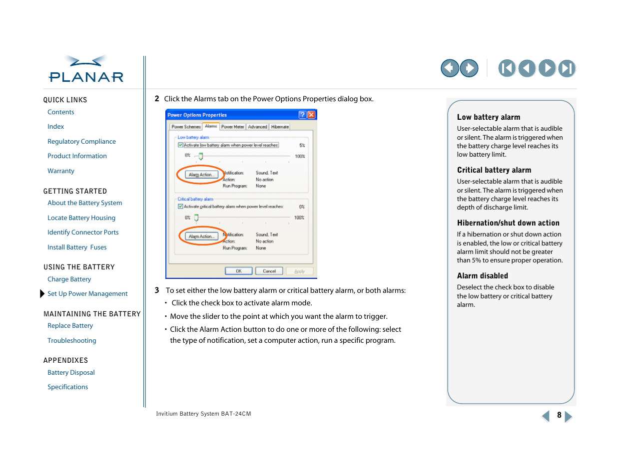 Planar BAT-24CM User Manual | Page 13 / 32