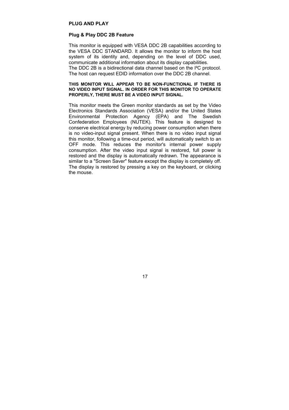 Planar PL1900 User Manual | Page 17 / 24