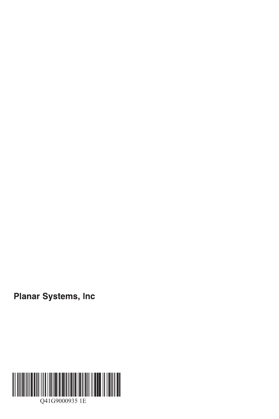 Planar PL1900 User Manual | Page 24 / 24