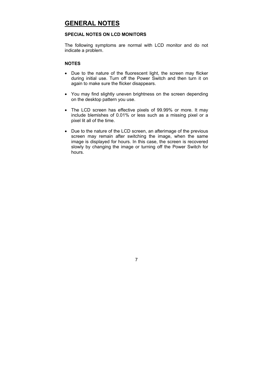 Planar PL1900 User Manual | Page 7 / 24