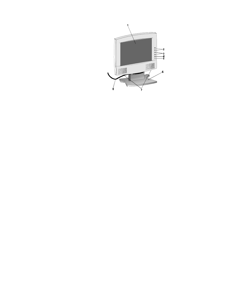Identifying components | Planar VitalScreen D6015TM;TS User Manual | Page 11 / 33