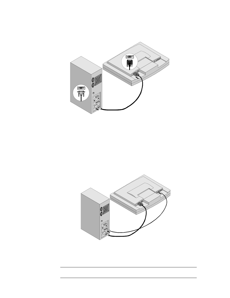 Connecting video, Connecting optional stereo speakers | Planar VitalScreen D6015TM;TS User Manual | Page 15 / 33