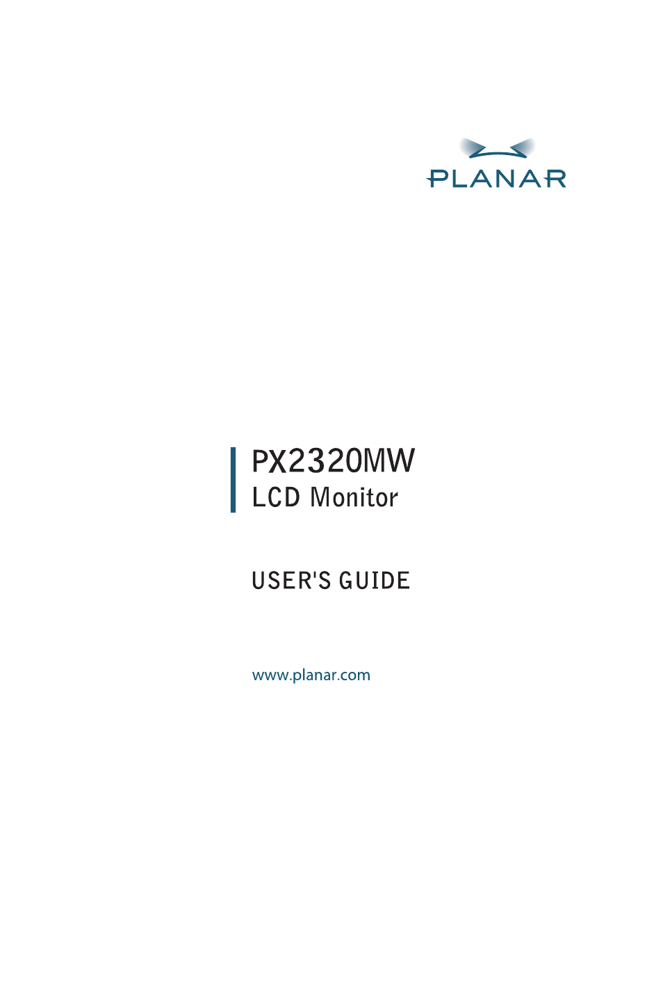 Planar PX23MW User Manual | 24 pages
