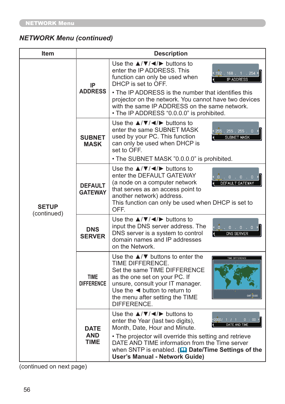 Planar PR Line PR9020 User Manual | Page 58 / 76