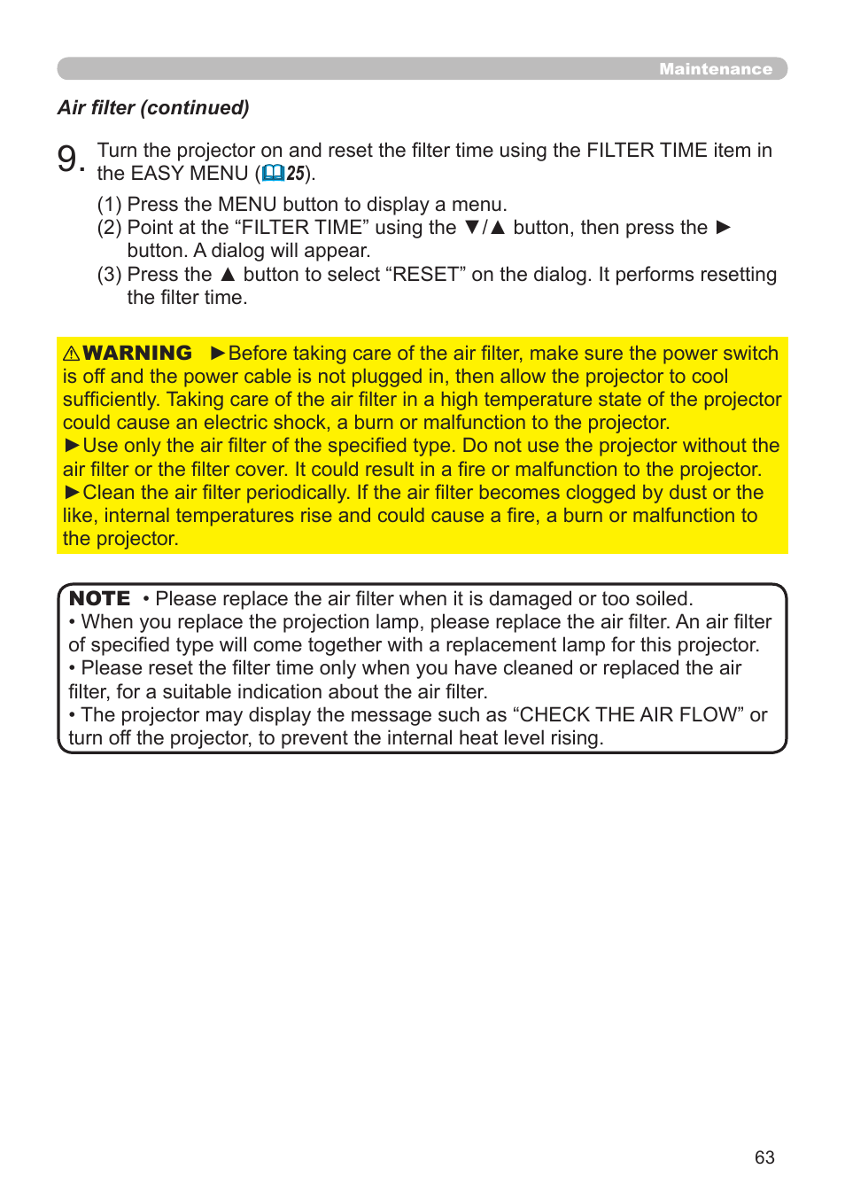 Planar PR Line PR9020 User Manual | Page 65 / 76